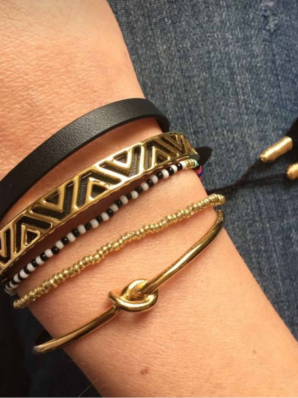 Stella & Dot ally wrap around bracelet